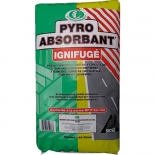 Absorbant végétal ignifugé