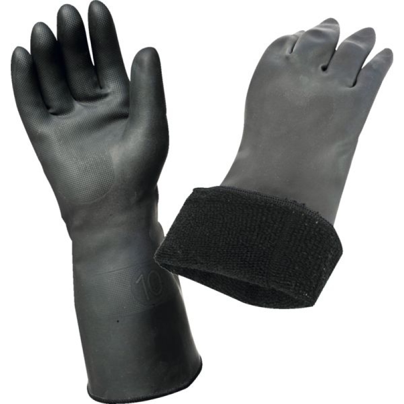 Gants néoprène noir Taille 10 