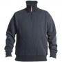 Sweat col zippé